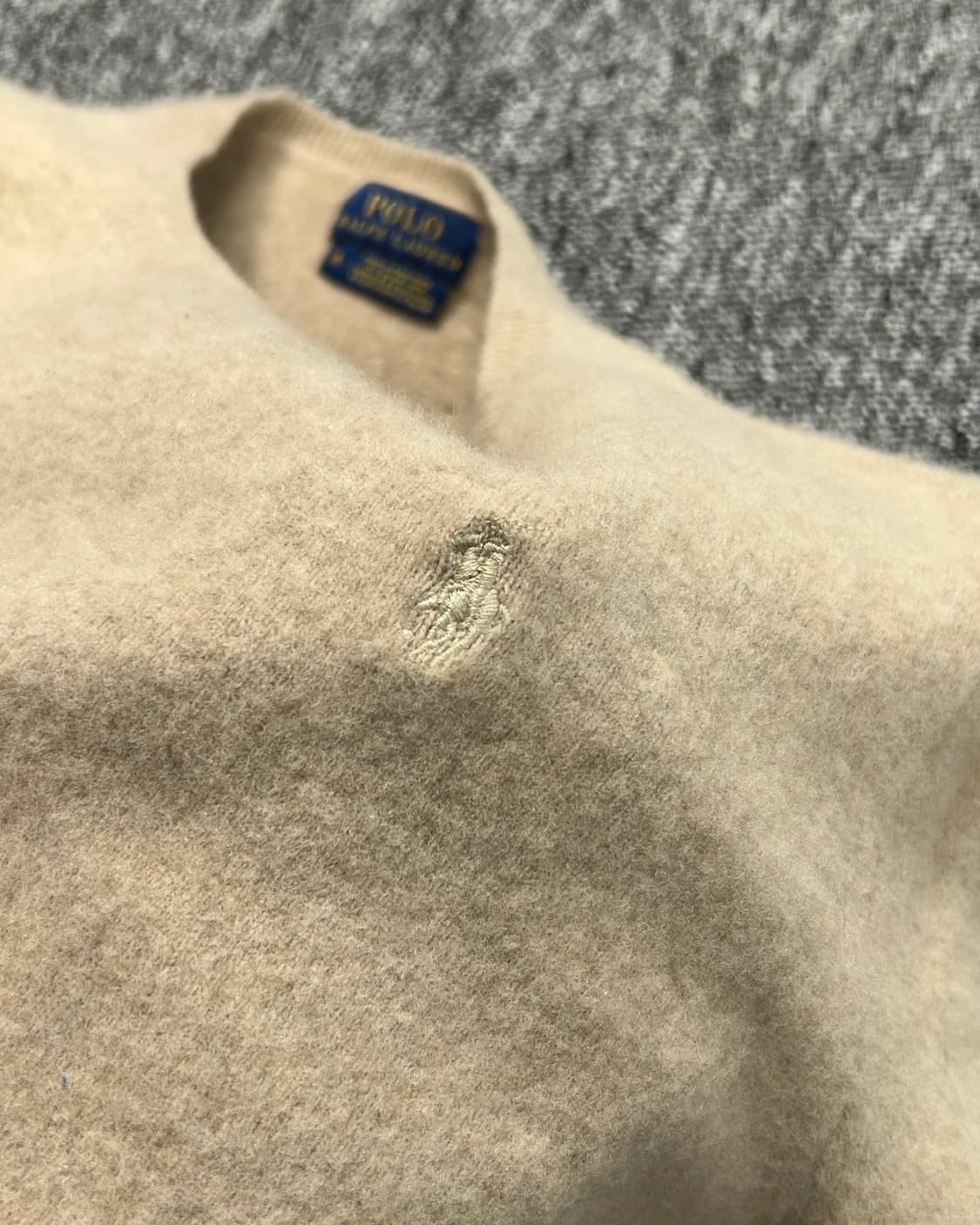 폴로 랄프로렌 오트밀 메리노 울 니트  상품이미지3