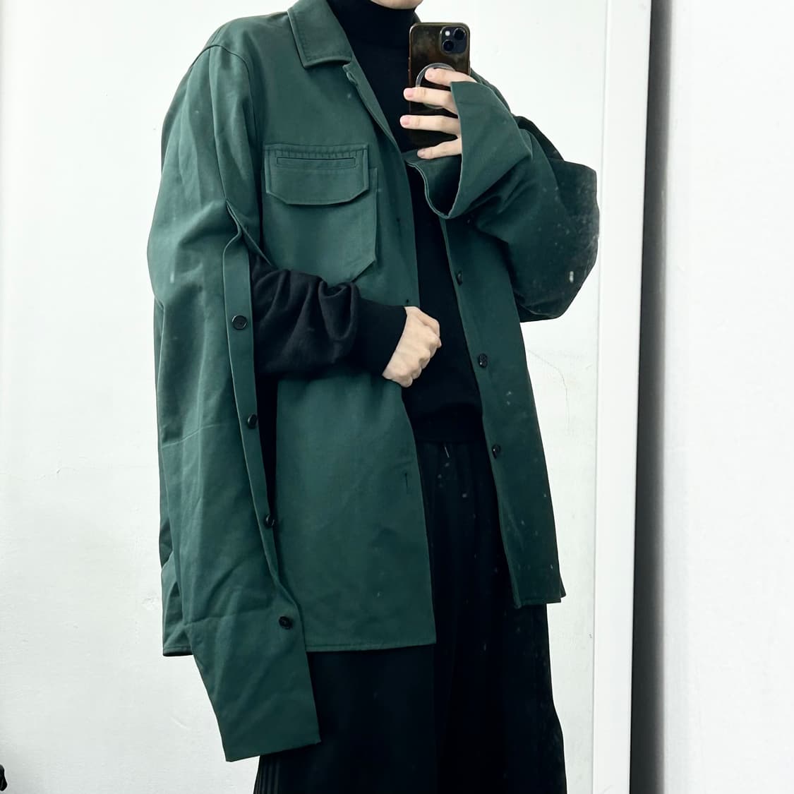 우영미 사이드스냅 턴업 자켓 상품이미지3