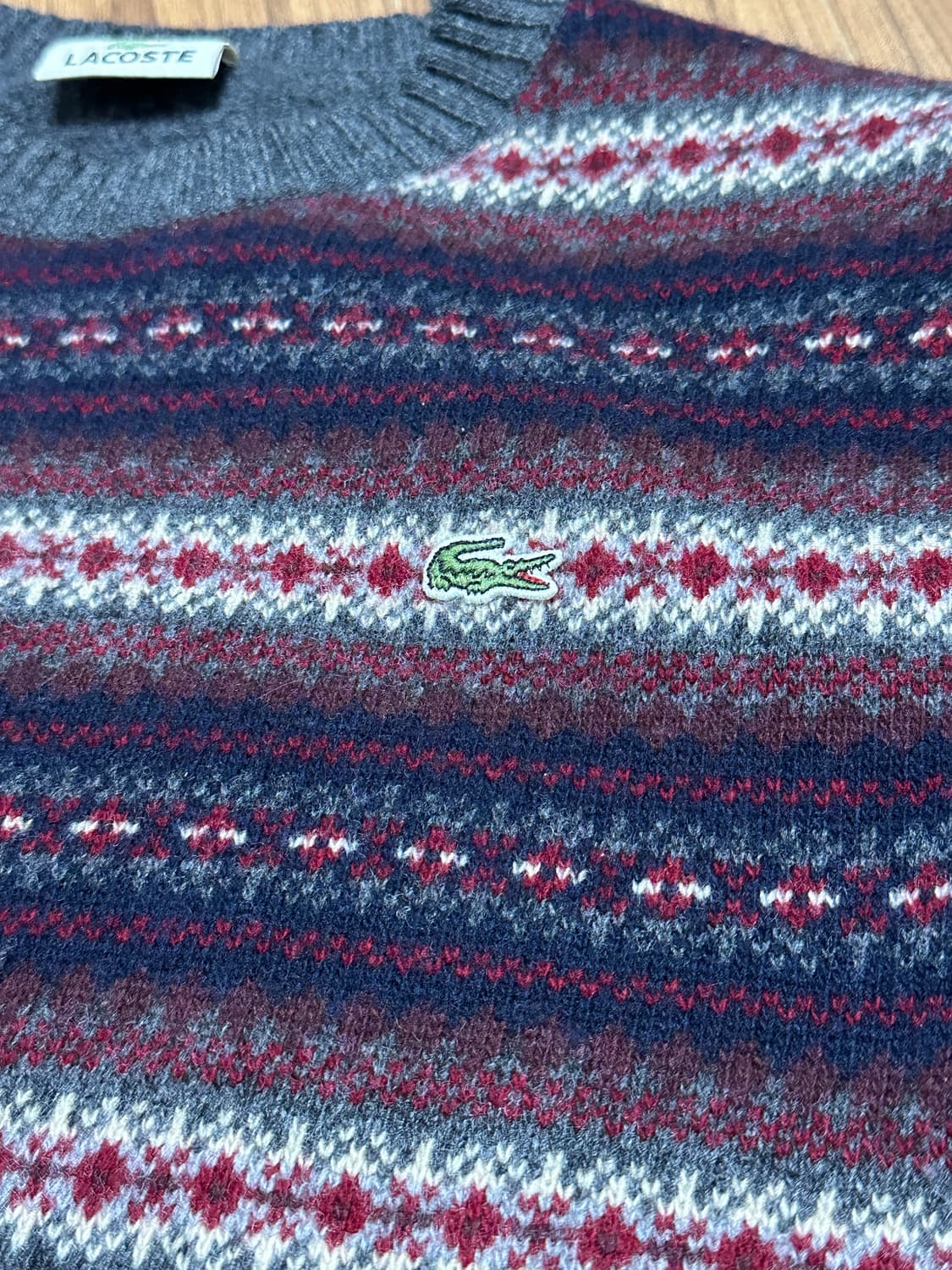 라코스테 페어아일 울 니트 스웨터 4 상품이미지9