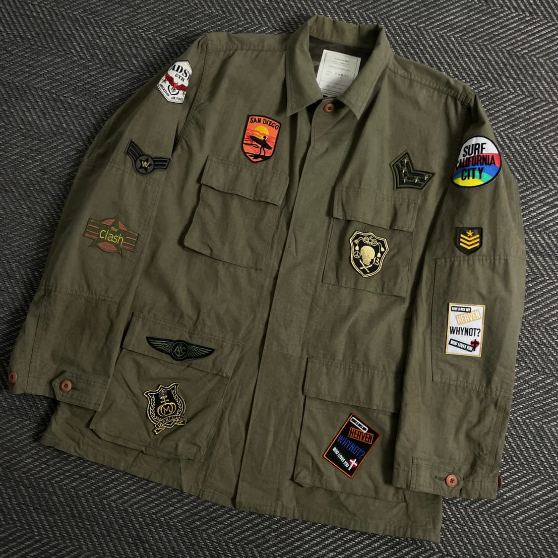 앤더슨벨 서프 캘리포니아 밀리터리 필드 야상 자켓 y 3925 상품이미지1