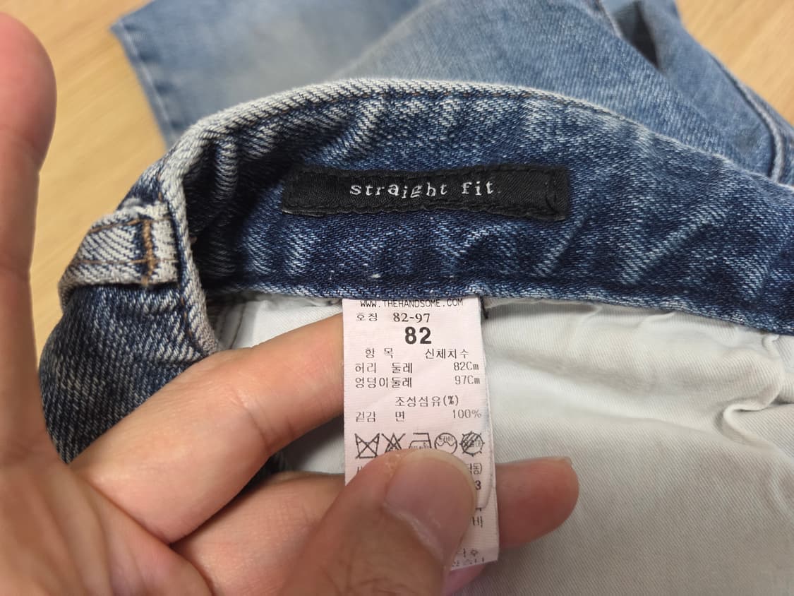 타임 옴므 스트레이트핏 크롭진 상품이미지7