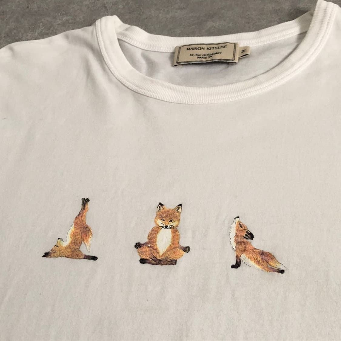 (XL) MAISON KITSUNE 메종키츠네 요가 3 반팔 티셔츠 상품이미지1