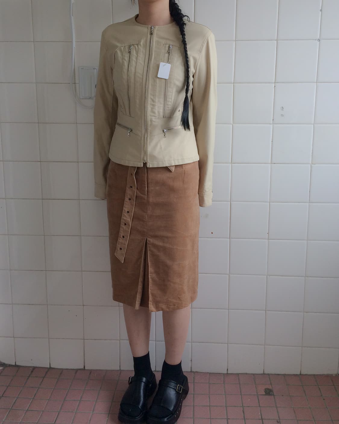 belted midi skirt 상품이미지5