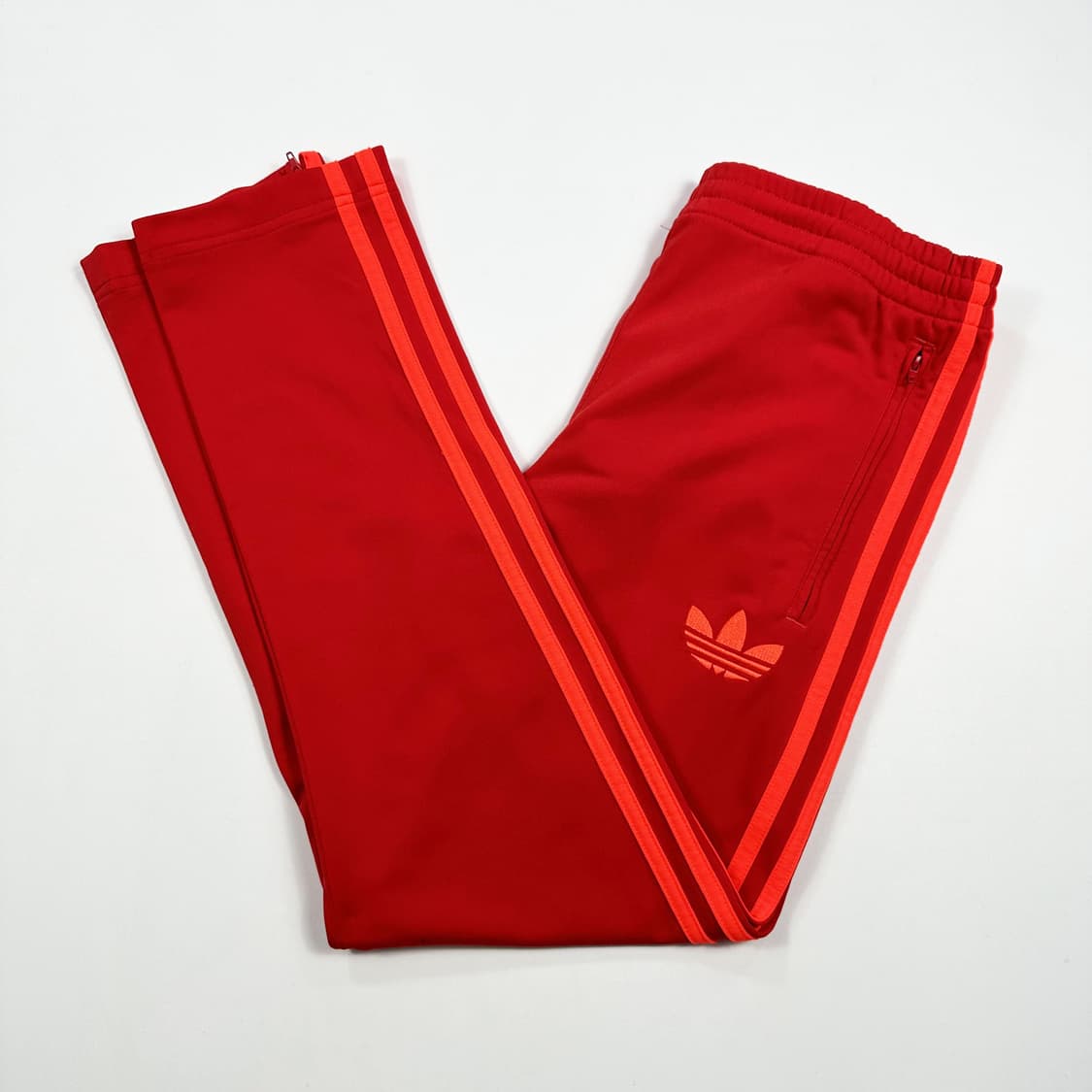 아디다스 파이어버드 레드 트랙 츄리닝바지 (S) 상품이미지2