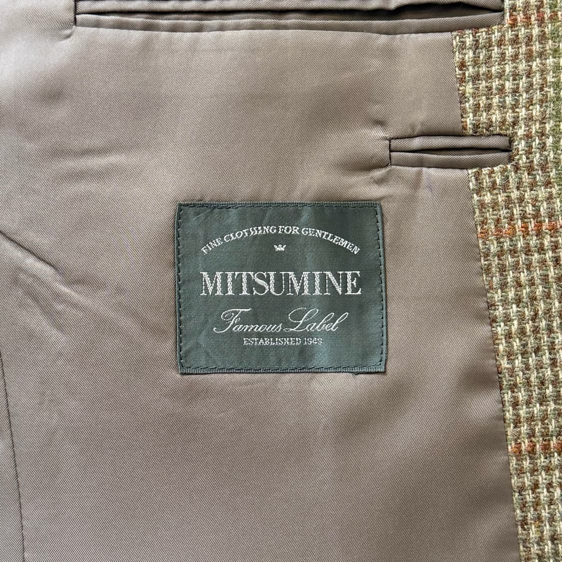 미츠미네 페이머스 라벨 이태리 원단 자켓 상품이미지9