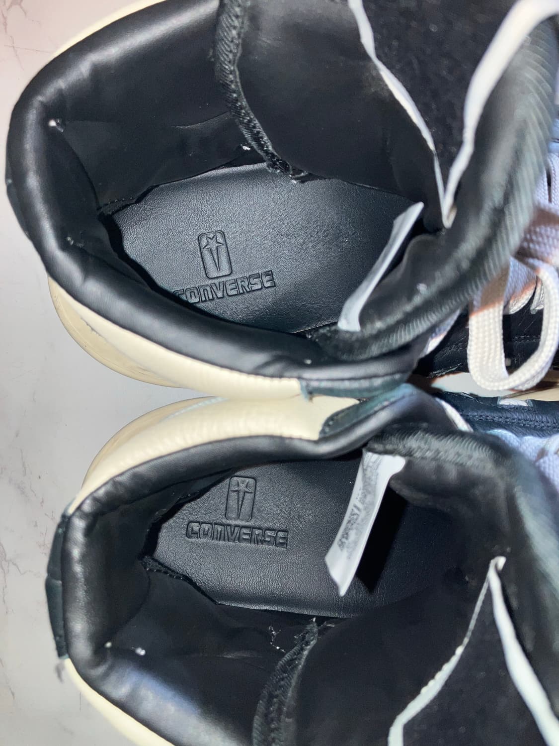 컨버스 x 다크쉐도우 터보웨폰 블랙 크림 290 상품이미지4