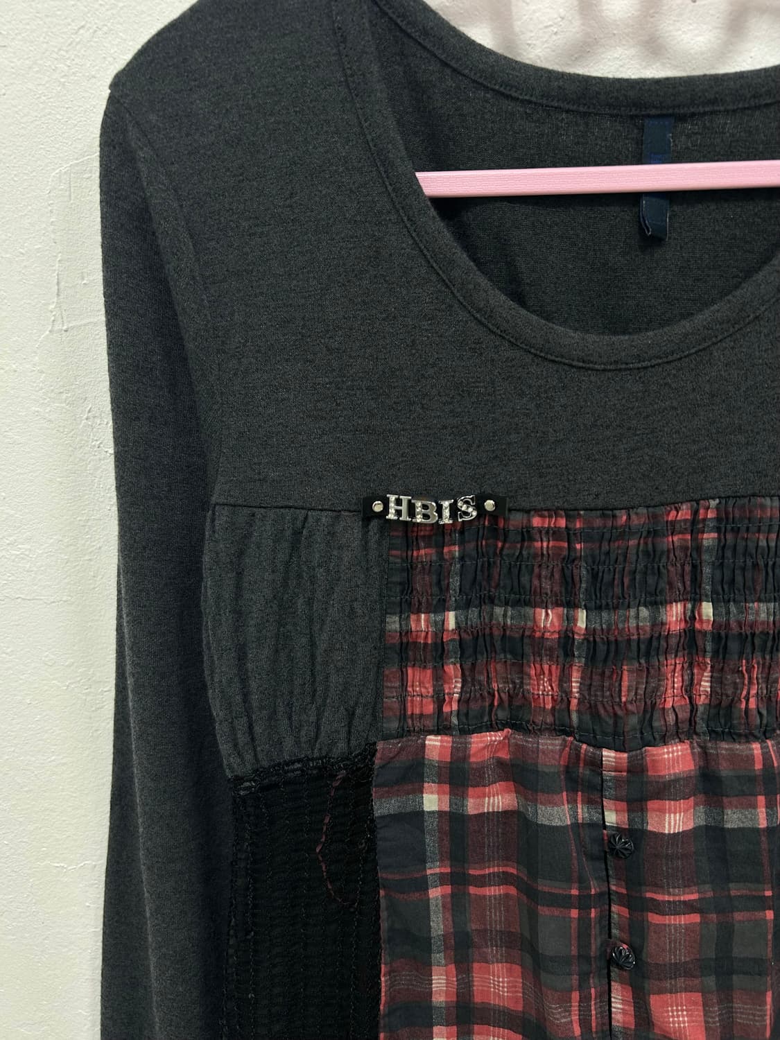 [H BIS] 데스노트 미사, 나나 깔 펑크 체크 원피스 상품이미지8