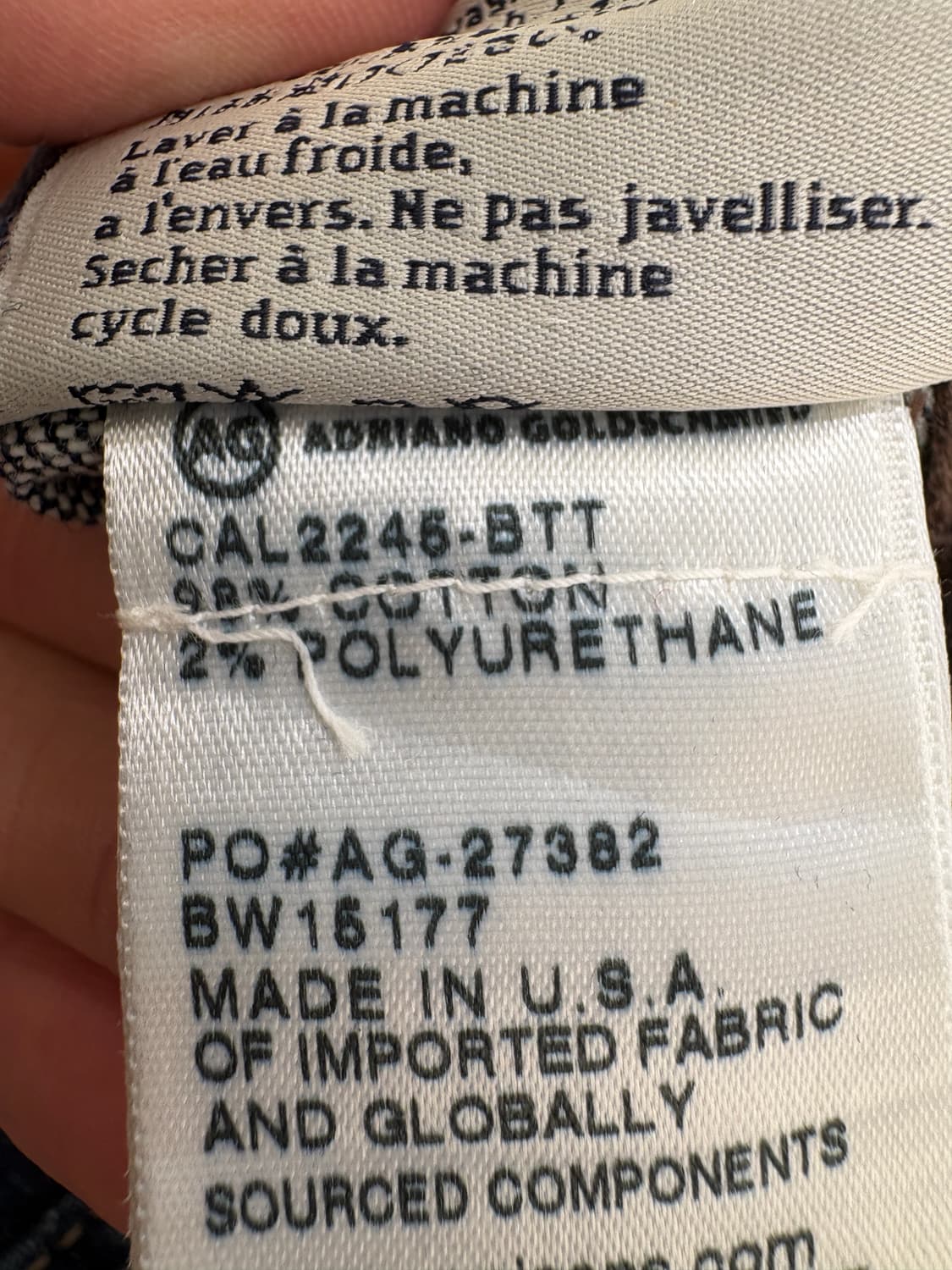 ALEXA CHUNG FOR AG(Made in USA) 데님스커트 상품이미지7