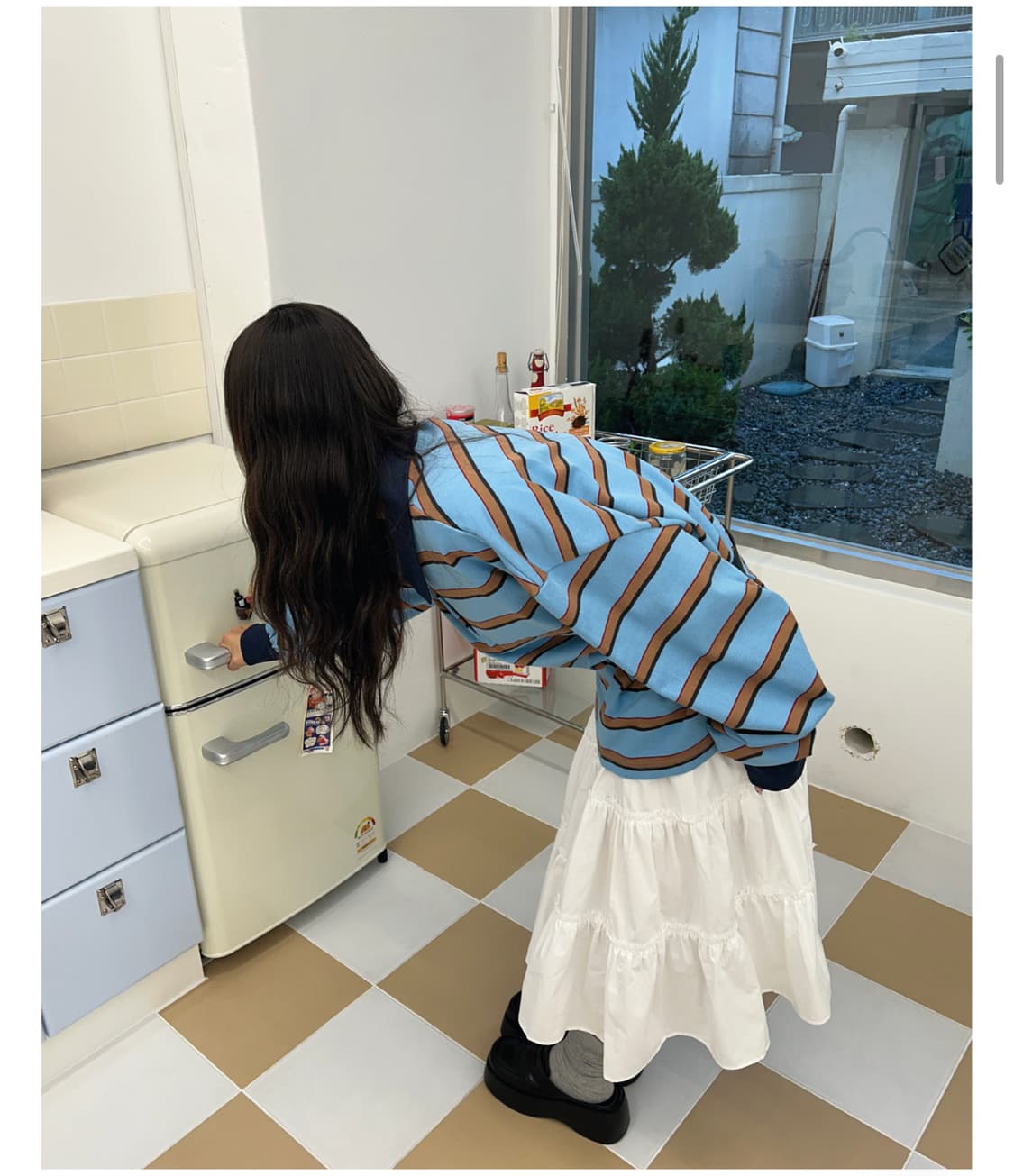 럭비 티셔츠 블루  상품이미지1