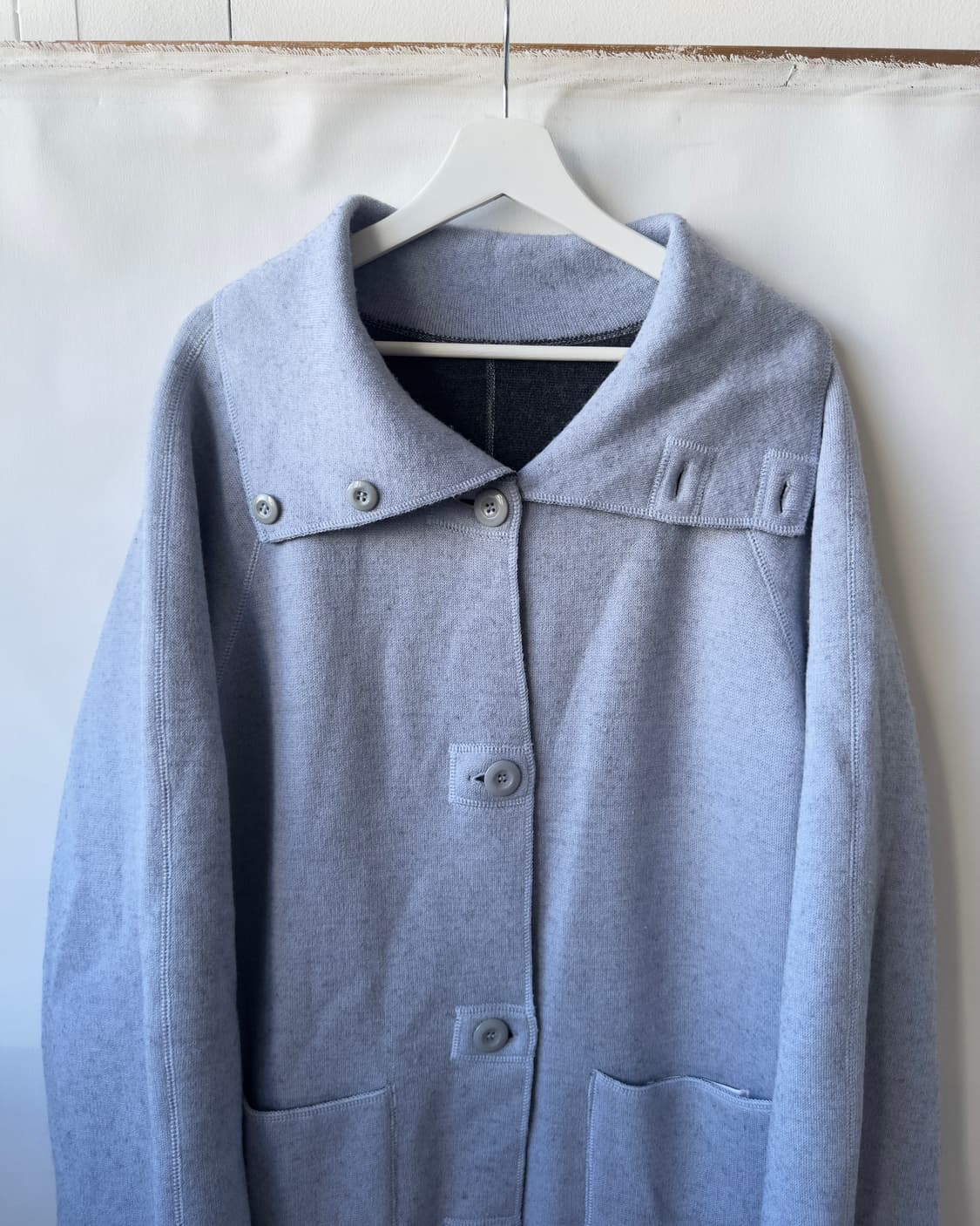 [vintage] Two-Tone Reversible Wool Coat 상품이미지6