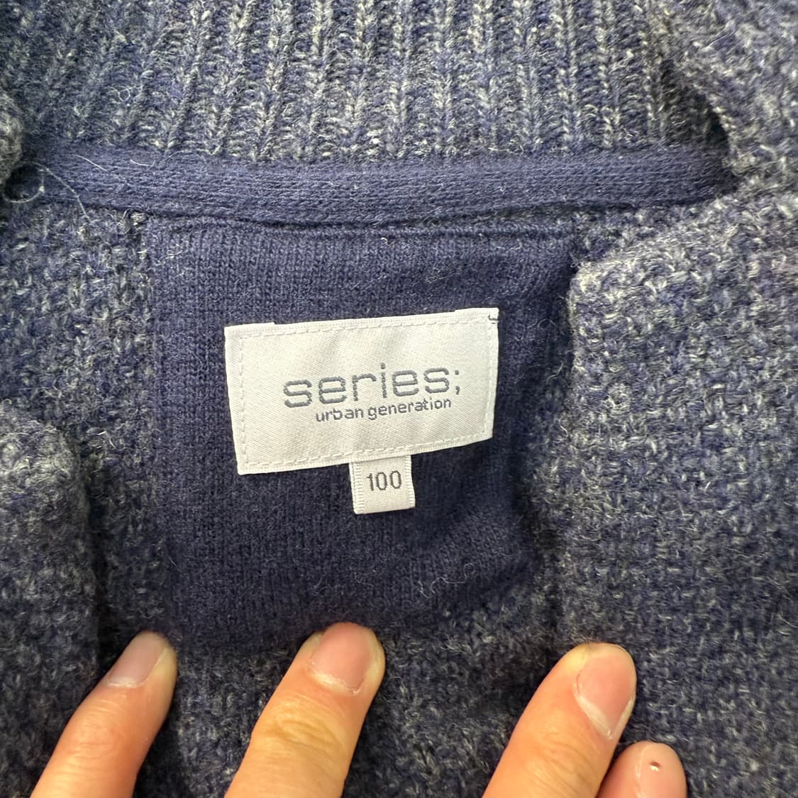 [100] 시리즈 네이비 모직 자켓 1223T1 상품이미지3