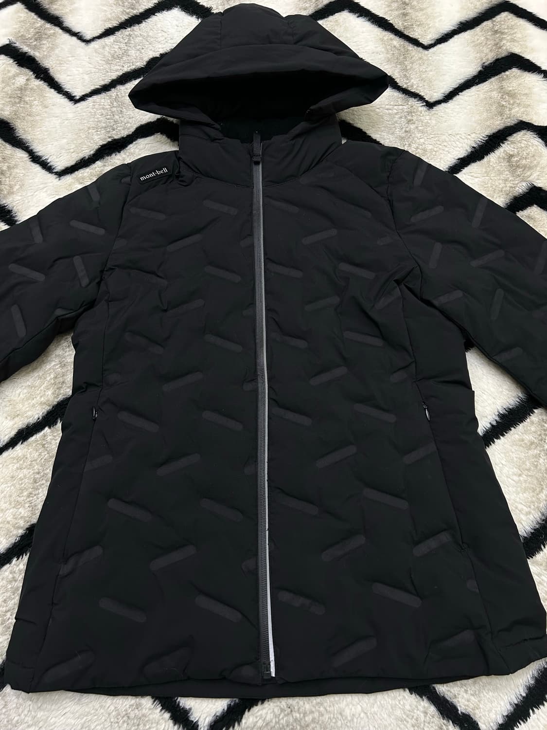 [M]몽벨 튜브테크 중경량 후드 자켓/블랙 상품이미지3