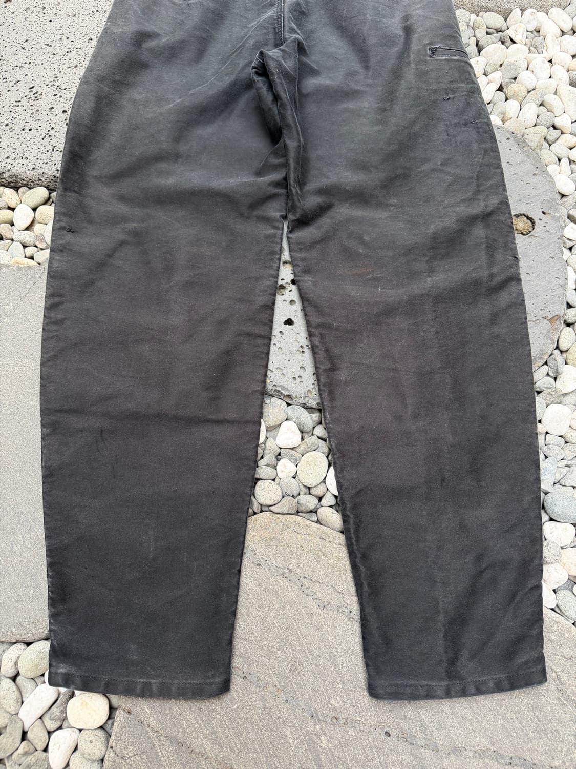 80s DOLMEN BLACK MOLESKIN 블랙몰스킨 프렌치워크팬츠 상품이미지8