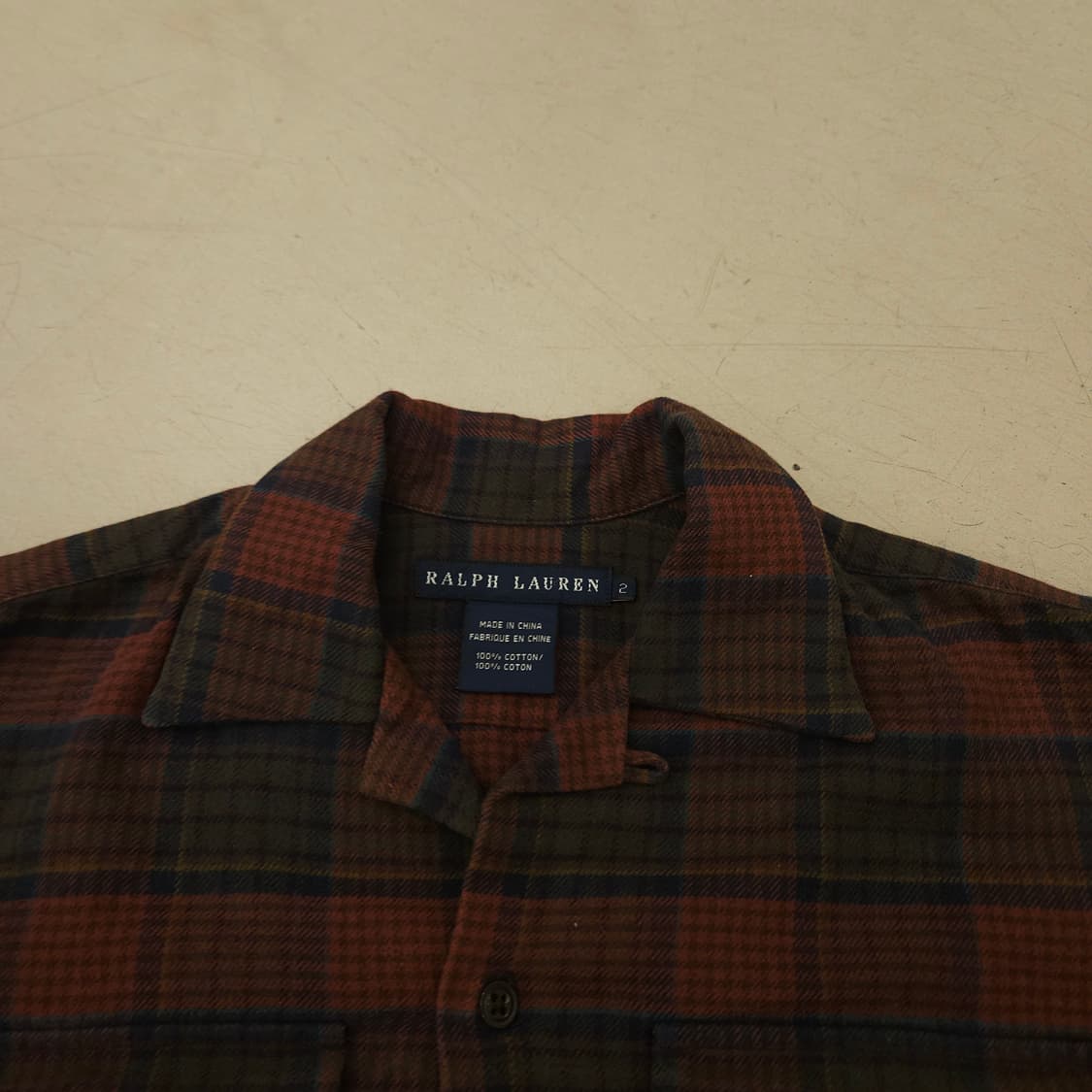 폴로 랄프로렌 체크 투포켓 셔츠 상품이미지3