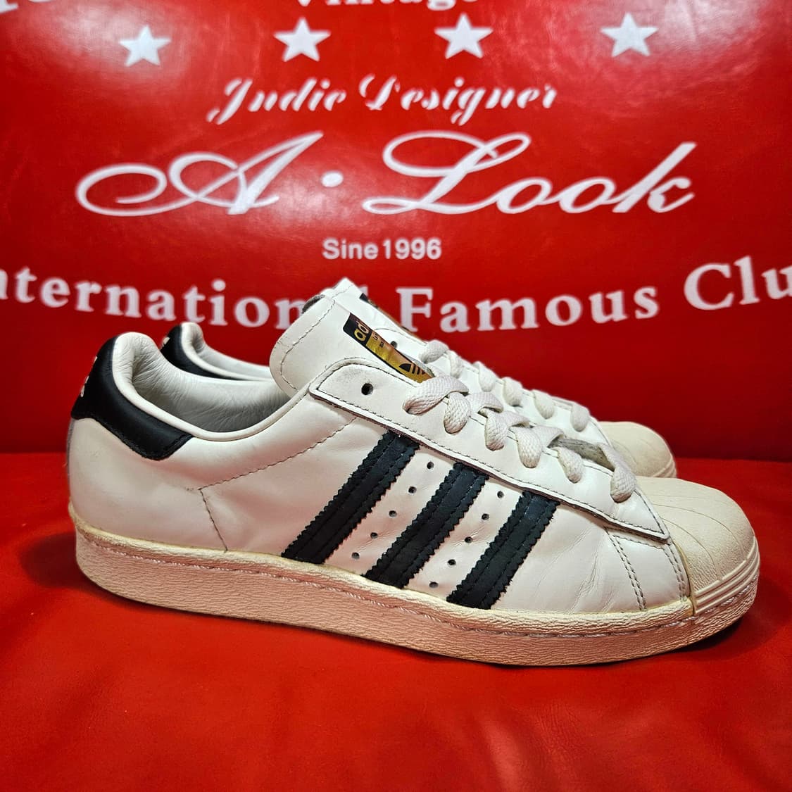 아디다스(Adidas) 80's 슈퍼스타 레트로 화이트 235size 상품이미지5