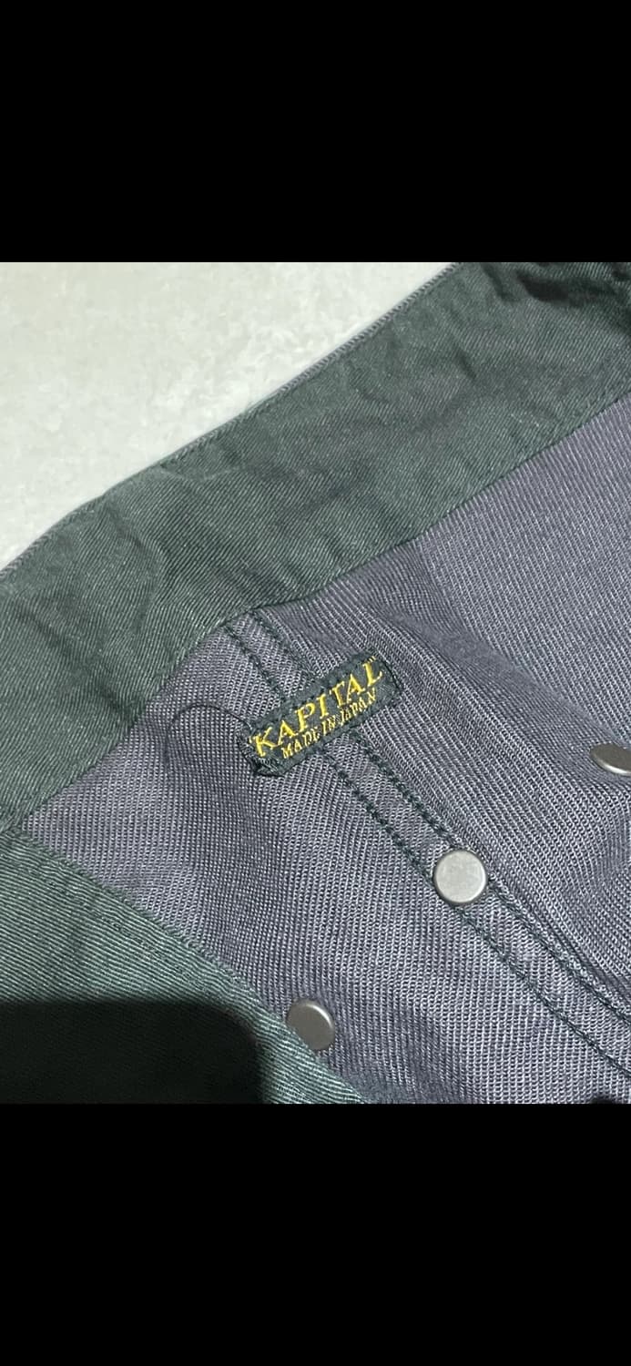 캐피탈 kapital 24fw 헤비드릴 점보 카고 팬츠 블랙 2사이즈 상품이미지3