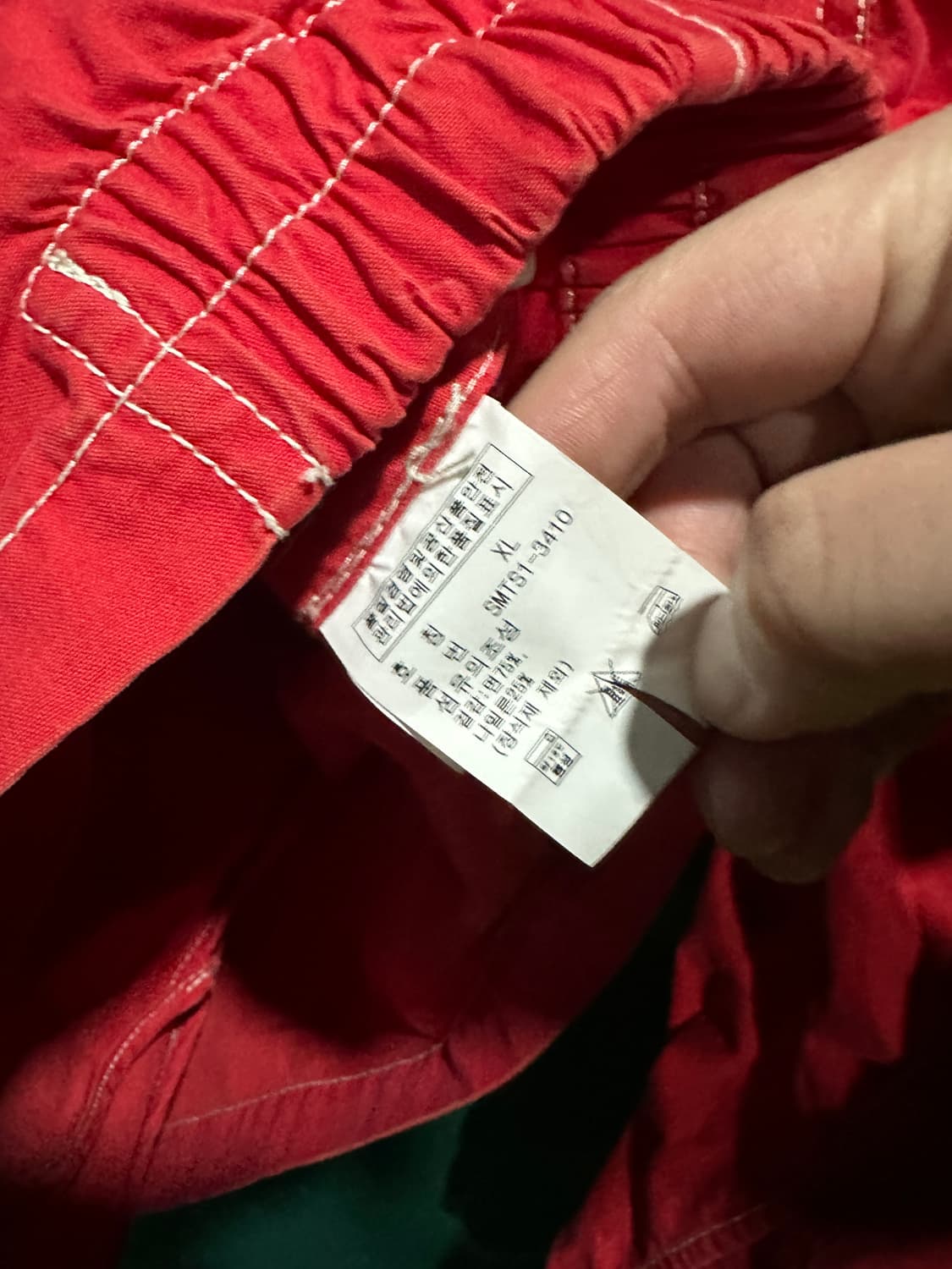 폴로 빅로고 후드자켓 레드 XL 상품이미지6