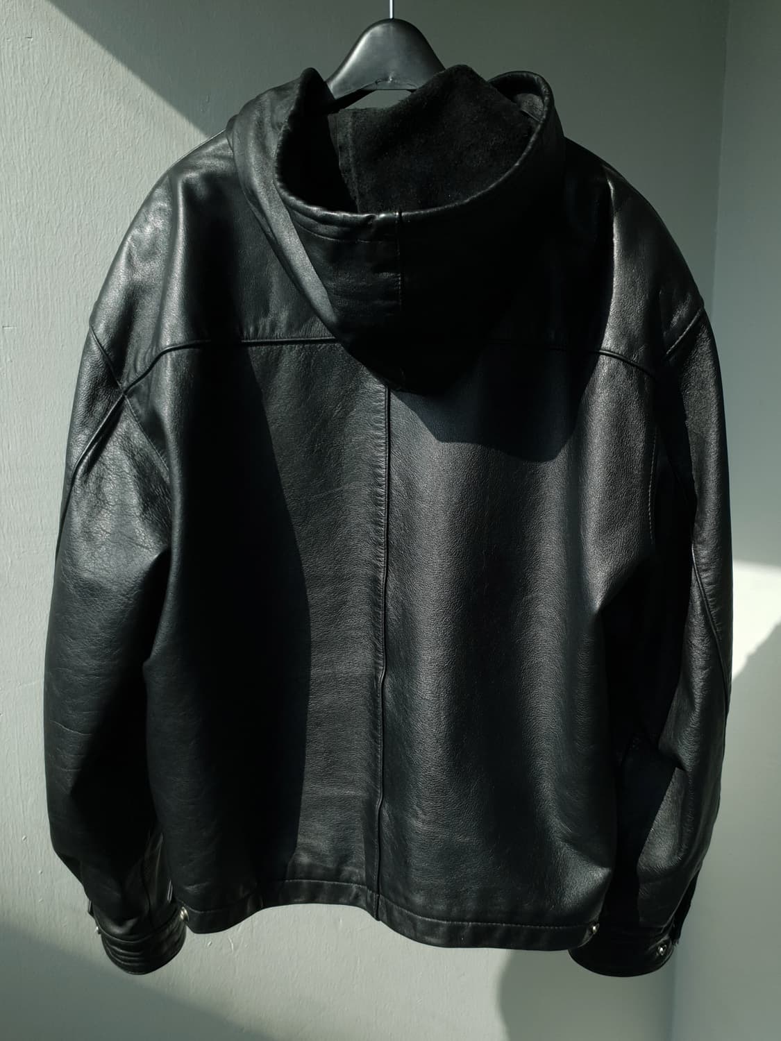 HF&M leather hooded parka 상품이미지7