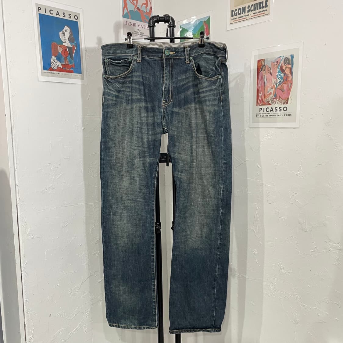 리바이스 오버사이즈 워싱 데님 팬츠 상품이미지2
