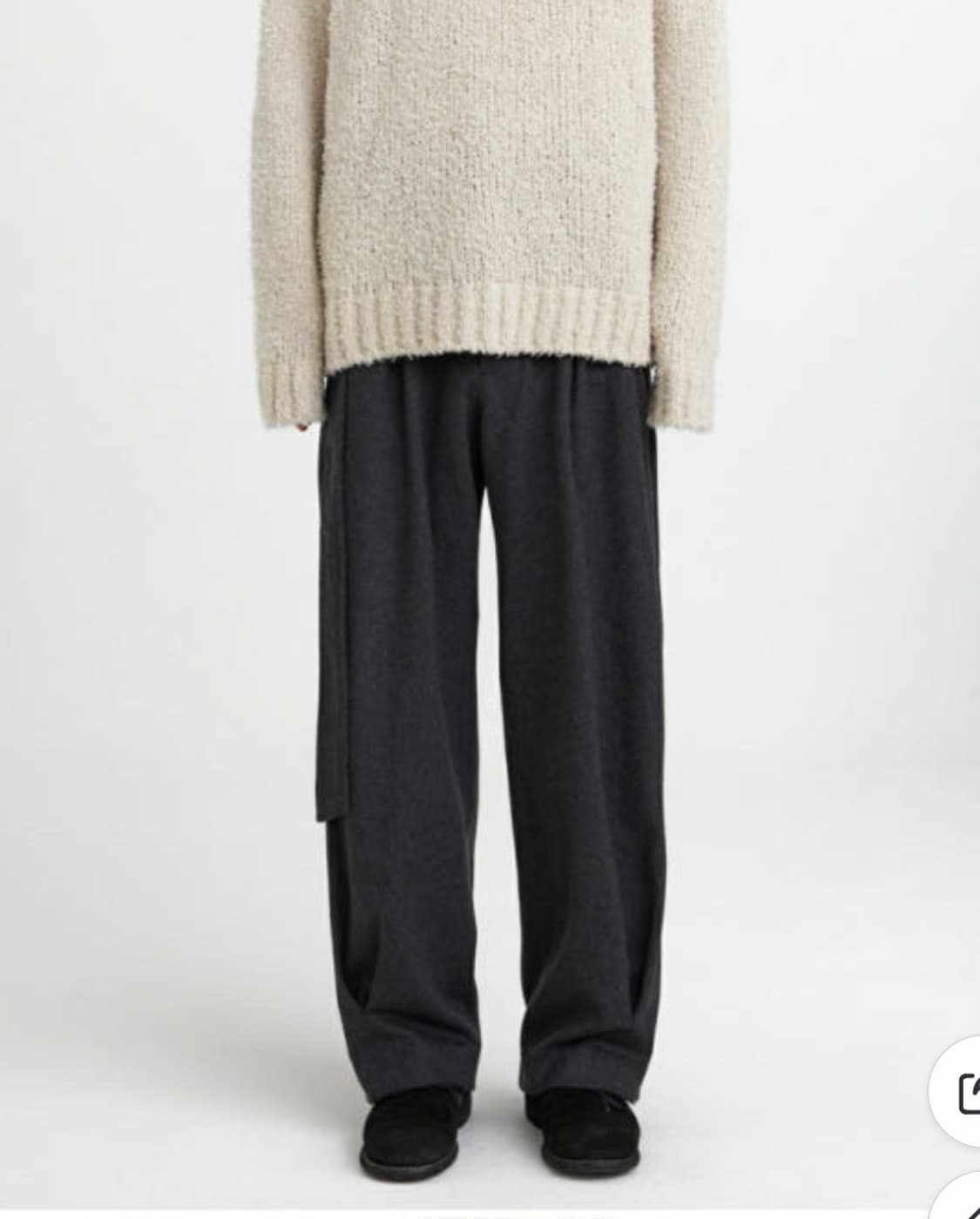 Youth 캐시미어 투턱 슬랙스 s 상품이미지1