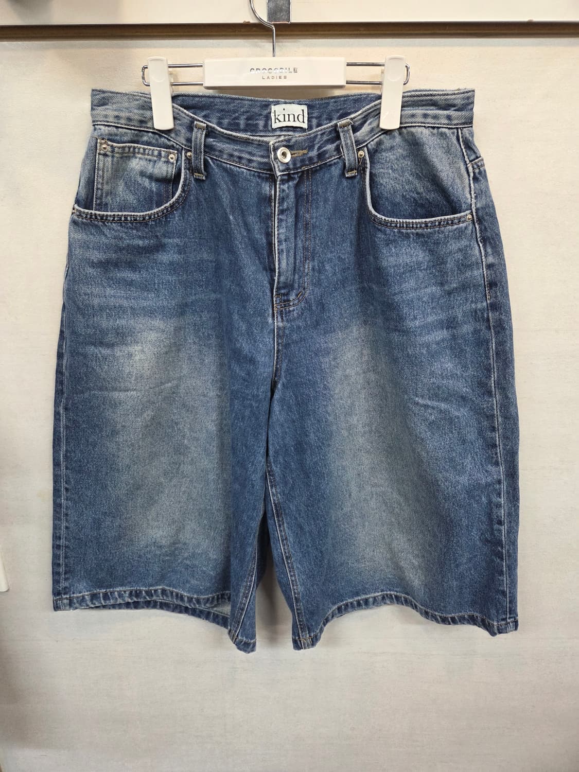 빈티지 카인드 버뮤다 데님반바지 대략 32 상품이미지1