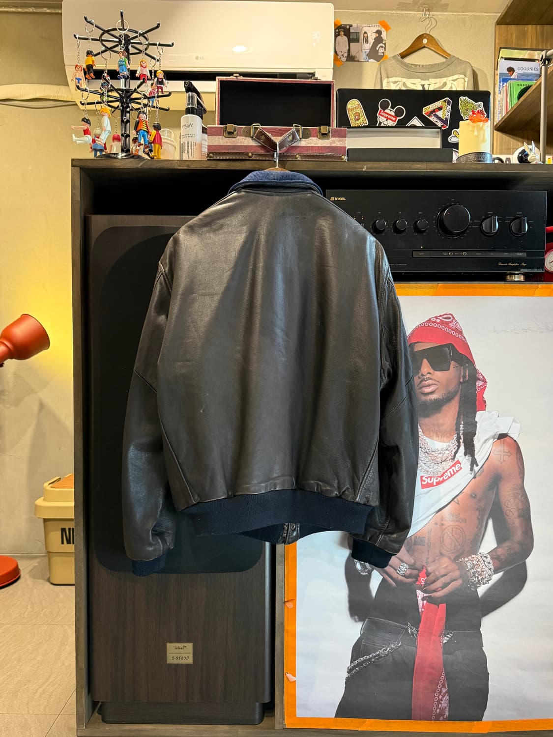 90s 쉐비뇽 소가죽 자켓 S(L) 상품이미지2