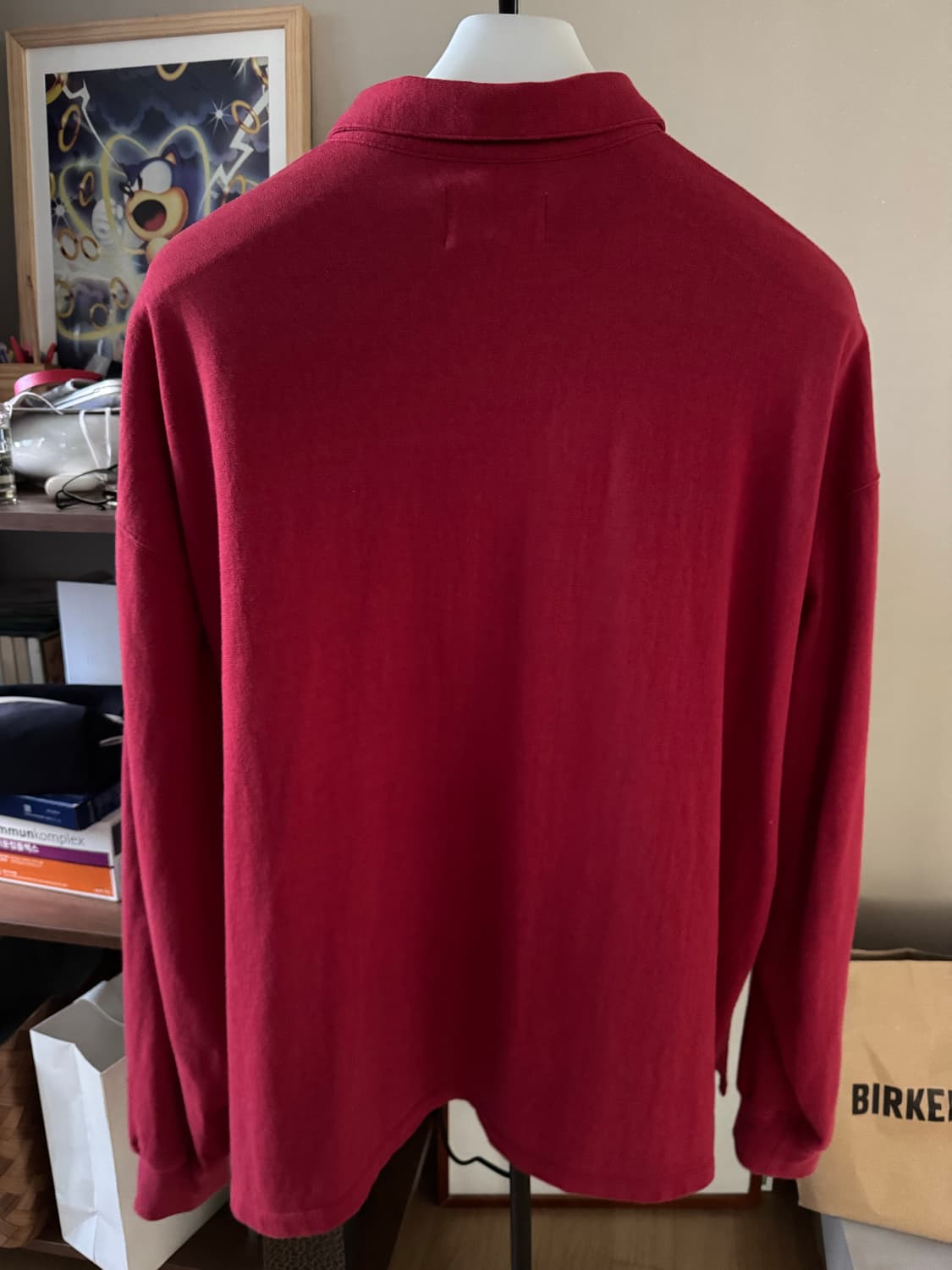 요코 사카모토 롱슬리브 폴로 셔츠 L 상품이미지3