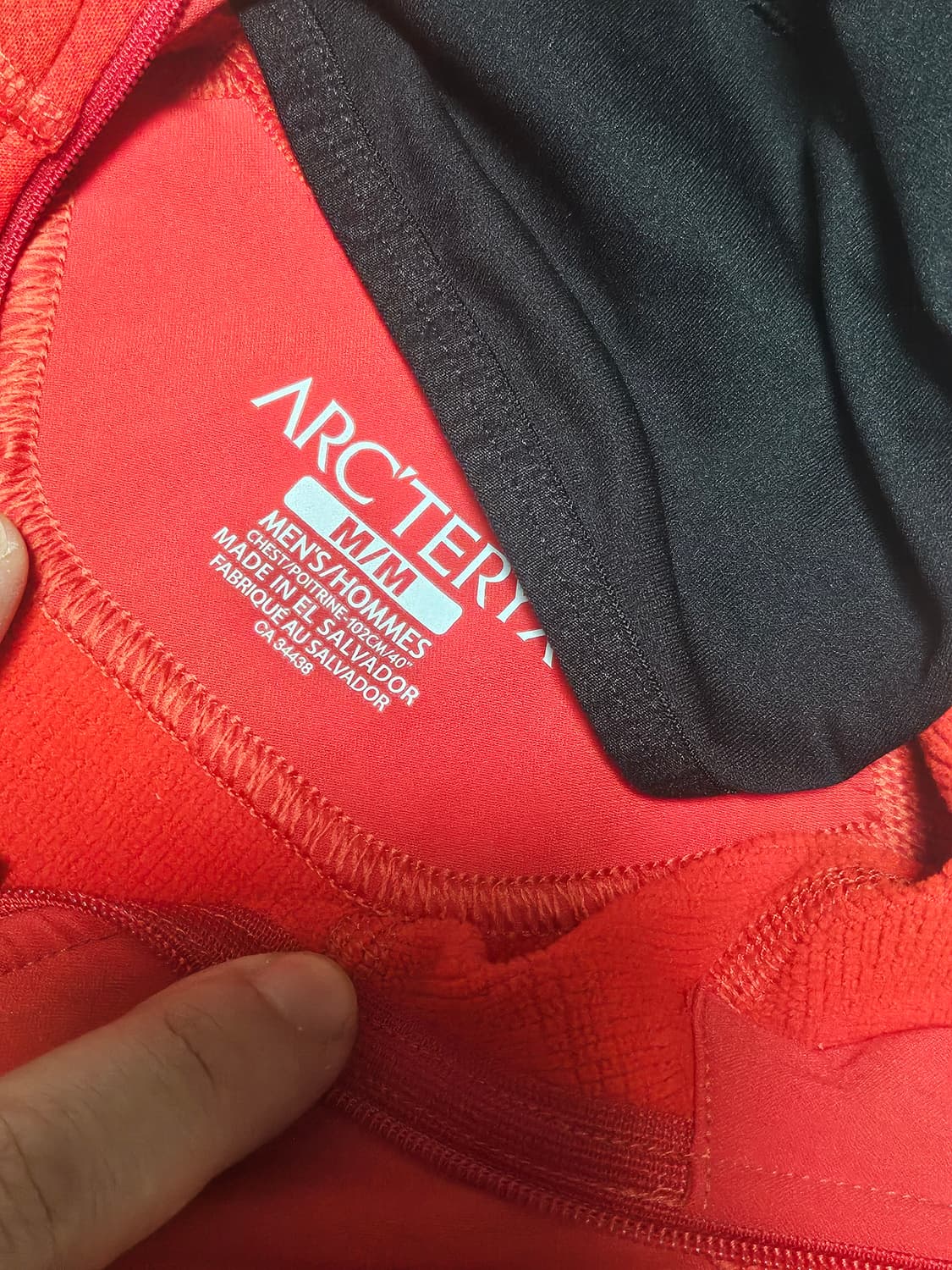 아크테릭스 폴라텍 반집업 아노락 M 상품이미지4