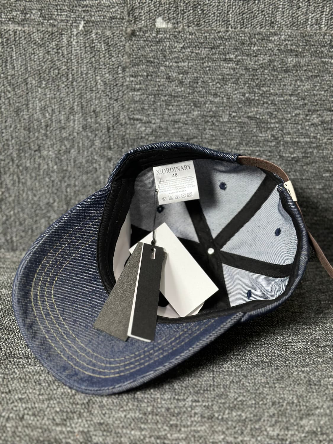 엑스오디너리 데님 볼캡 상품이미지4