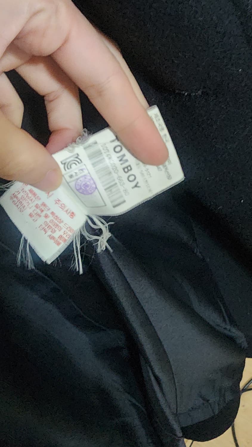 톰보이 블랙 코트 상품이미지7