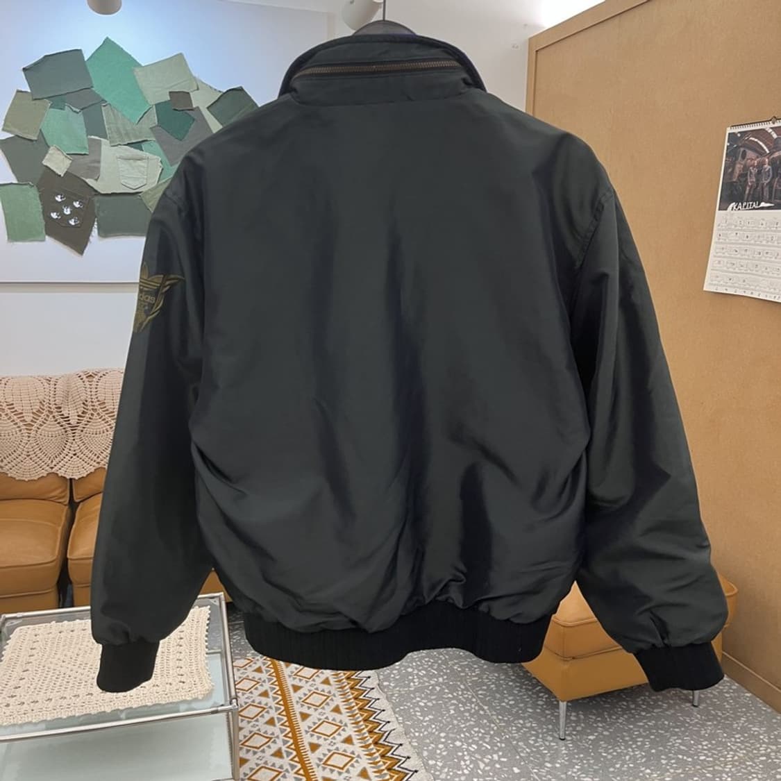 아디다스 올드스쿨 레트로 희귀 키치 항공점퍼 자켓 L C10551 상품이미지4