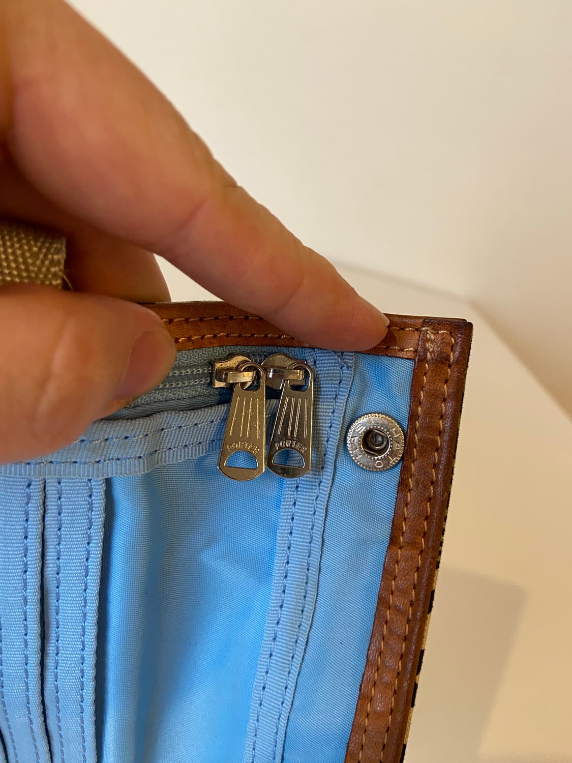 요시다포터 x 스투시 콜라보 반지갑 상품이미지6