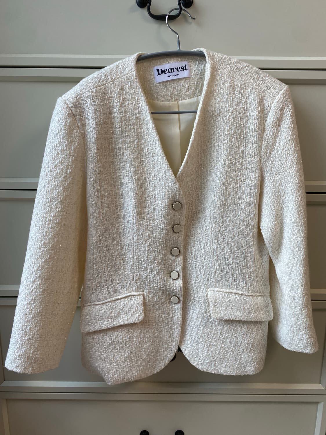 Dearest 화이트트위드자켓 상품이미지1