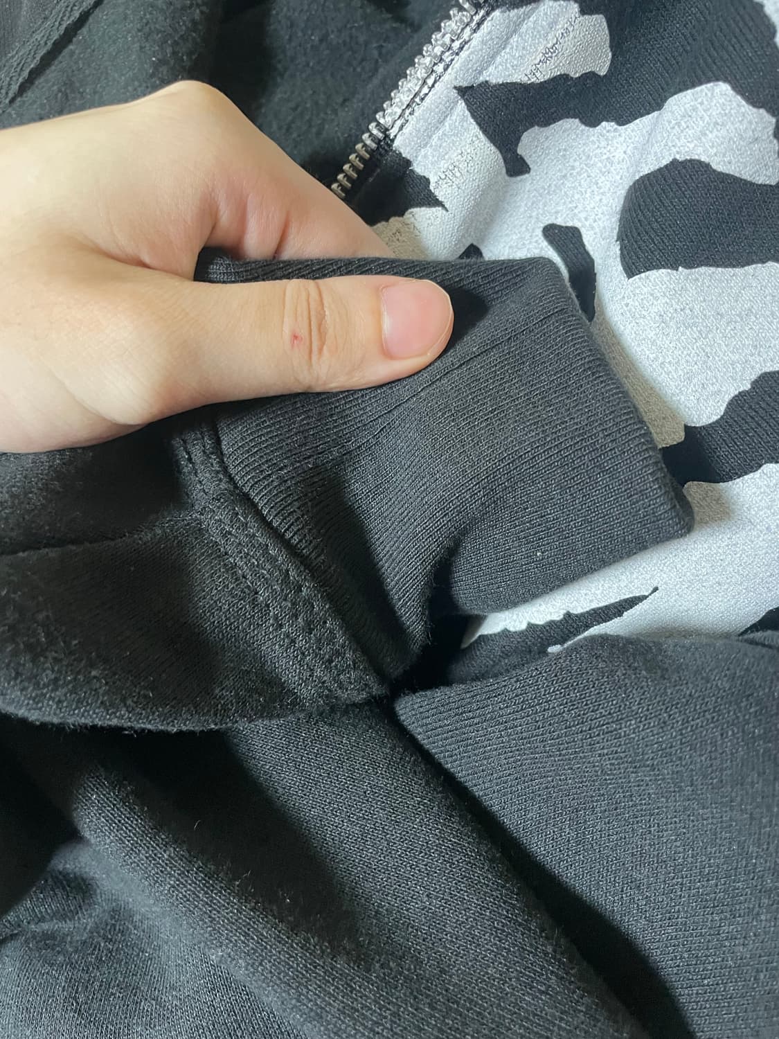 스투시 스탁 후드집업 블랙 L사이즈 판매 상품이미지6