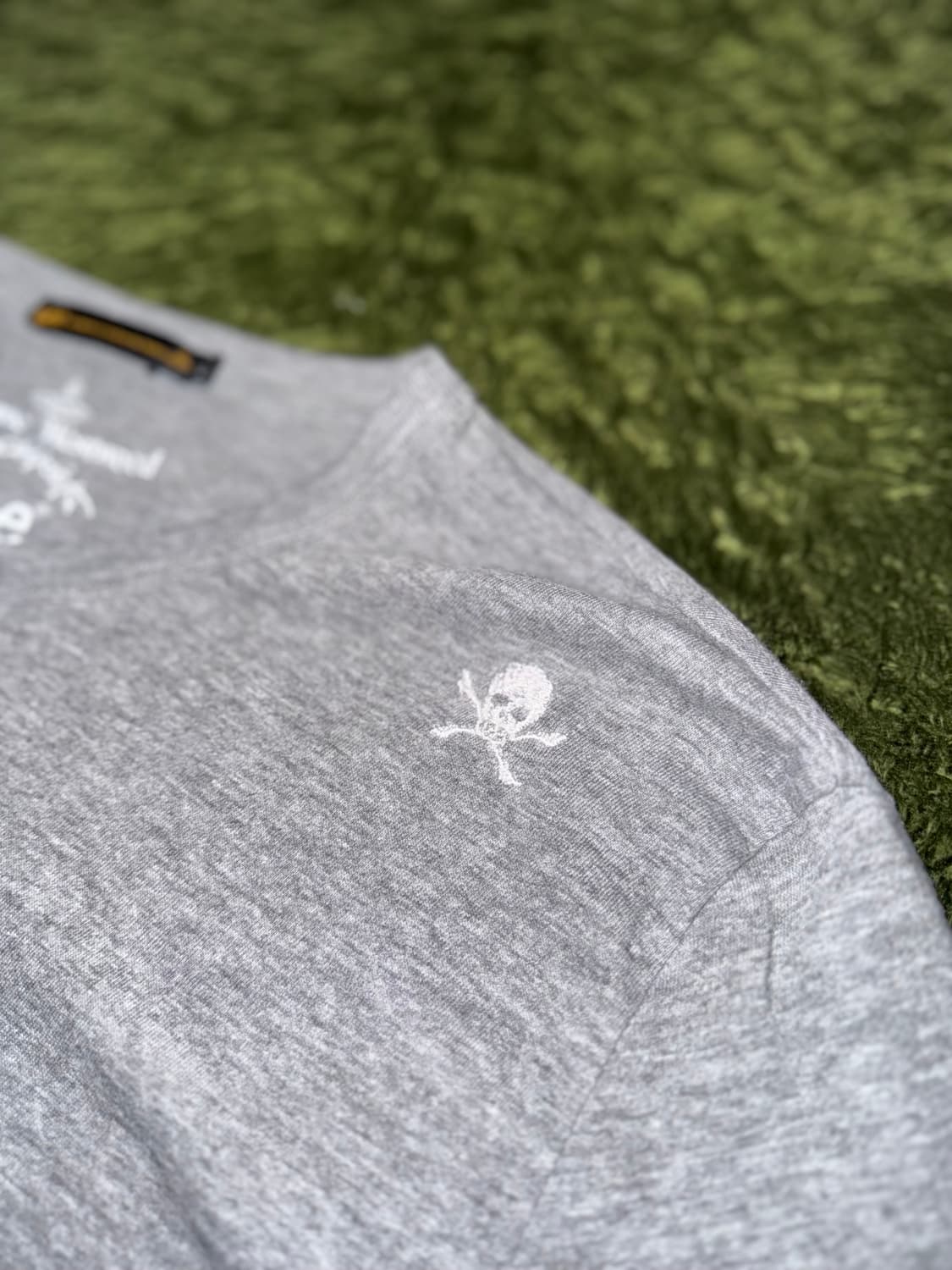 [L] 비비안웨스트우드 X LEE JEANS 콜라보 티셔츠 그레이 상품이미지3