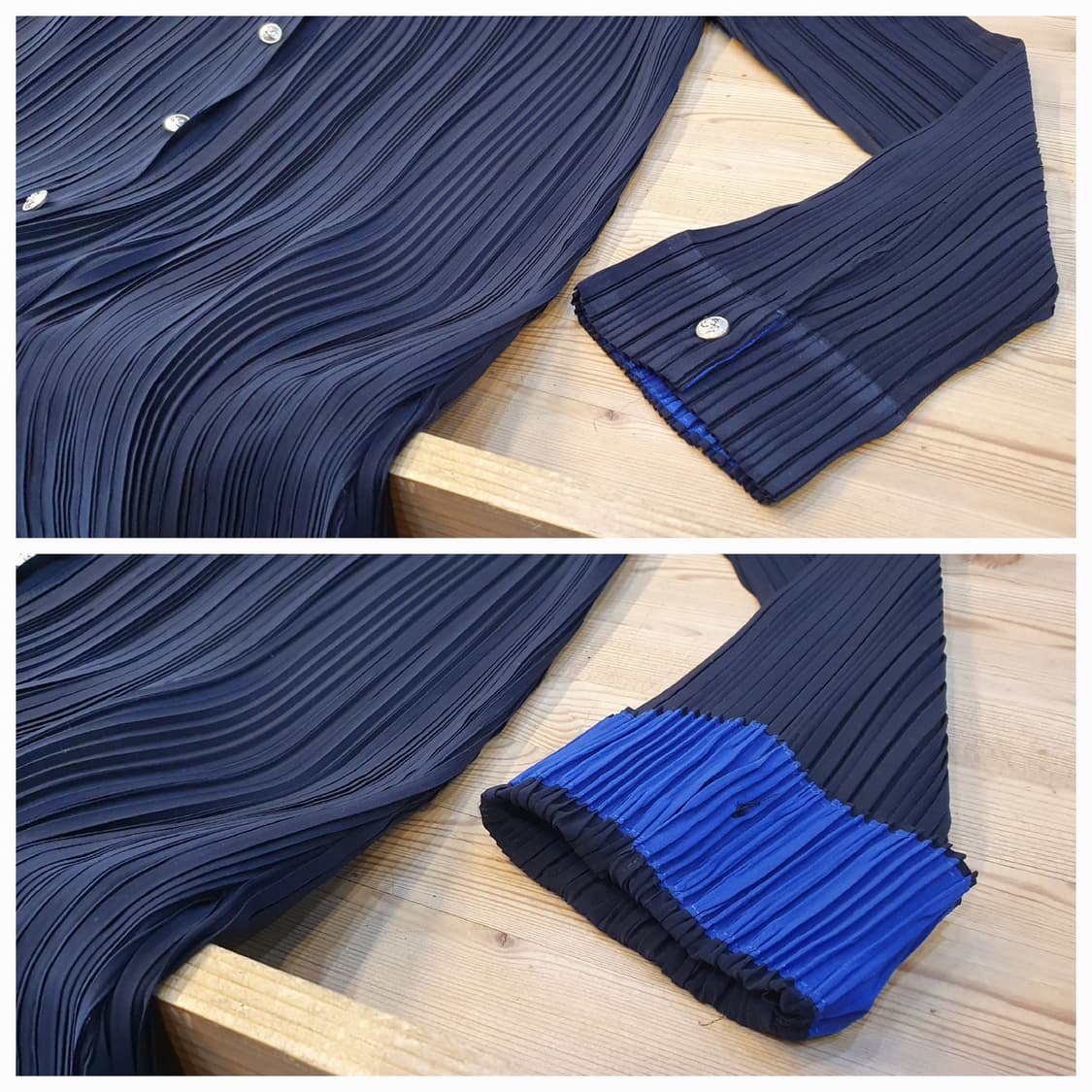 66/77.크로커다일 플리츠 블라우스 상품이미지4