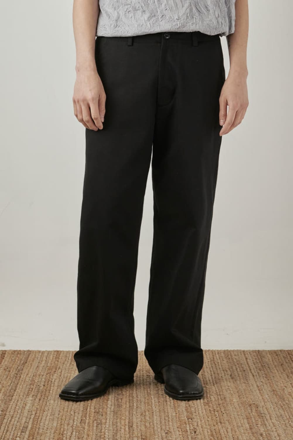 [M]Youth Wide Chino Pants Black 유스 치노팬츠 상품이미지2