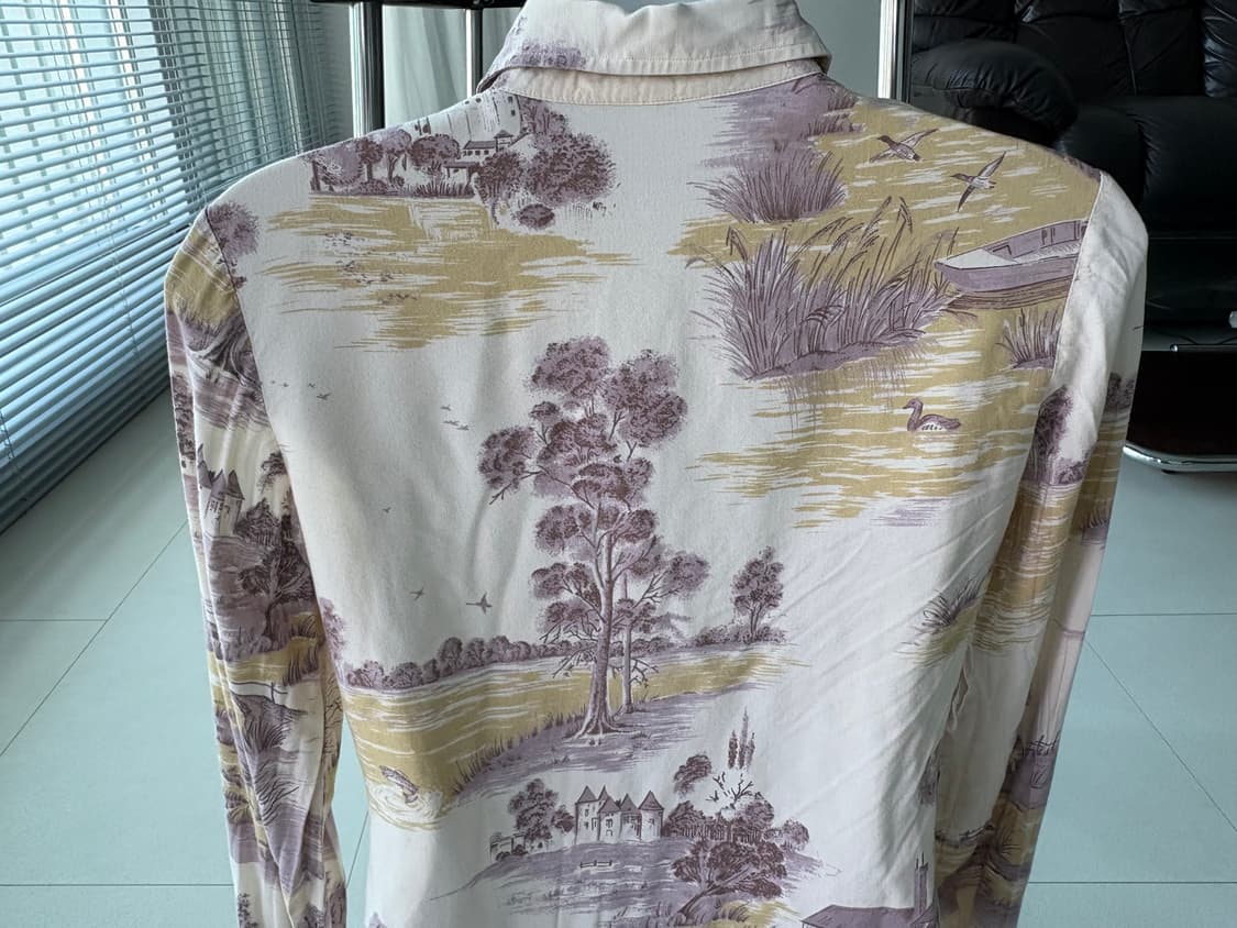 vintage print shirt 상품이미지3