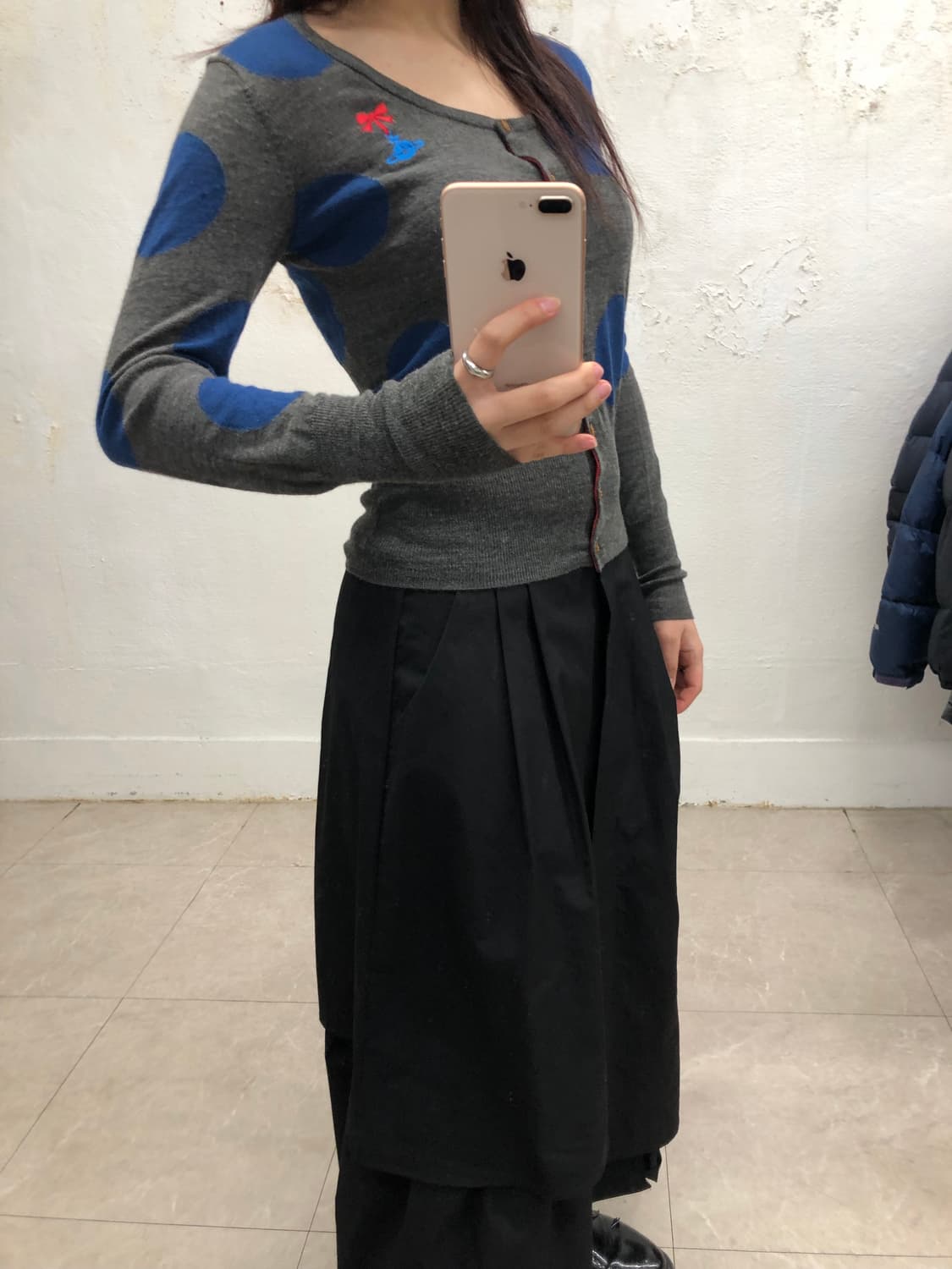 비비안웨스트우드 도트 가디건 상품이미지3