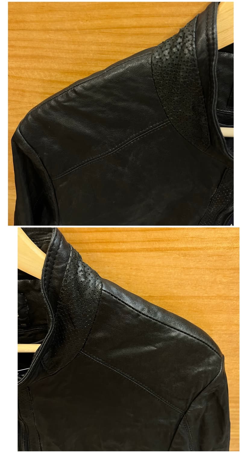 빈티지 양가죽 레더 자켓 블랙 100 #csz3999 상품이미지5
