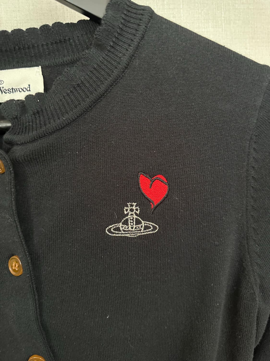 비비안 웨스트우드 하트 가디건 S 22FW 상품이미지3