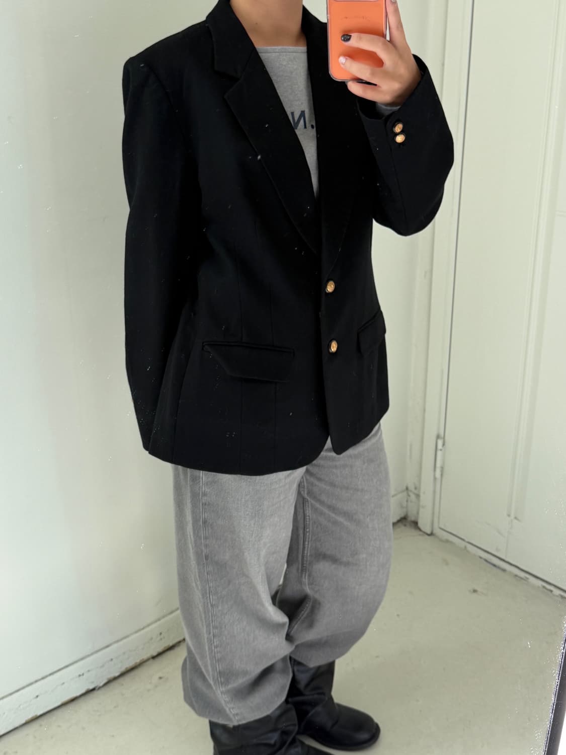 90s USA 펜들턴 오버핏 블랙자켓 상품이미지4