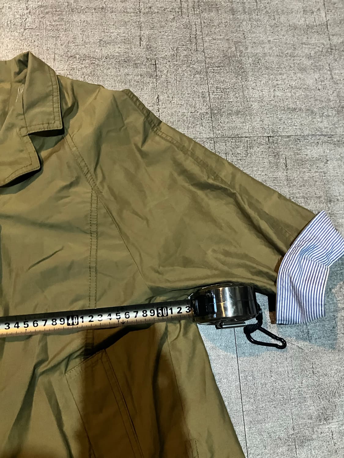 일본빈티지 Jcoco 올드스쿨아메카지 배색레이어드 사파리자켓 상품이미지2