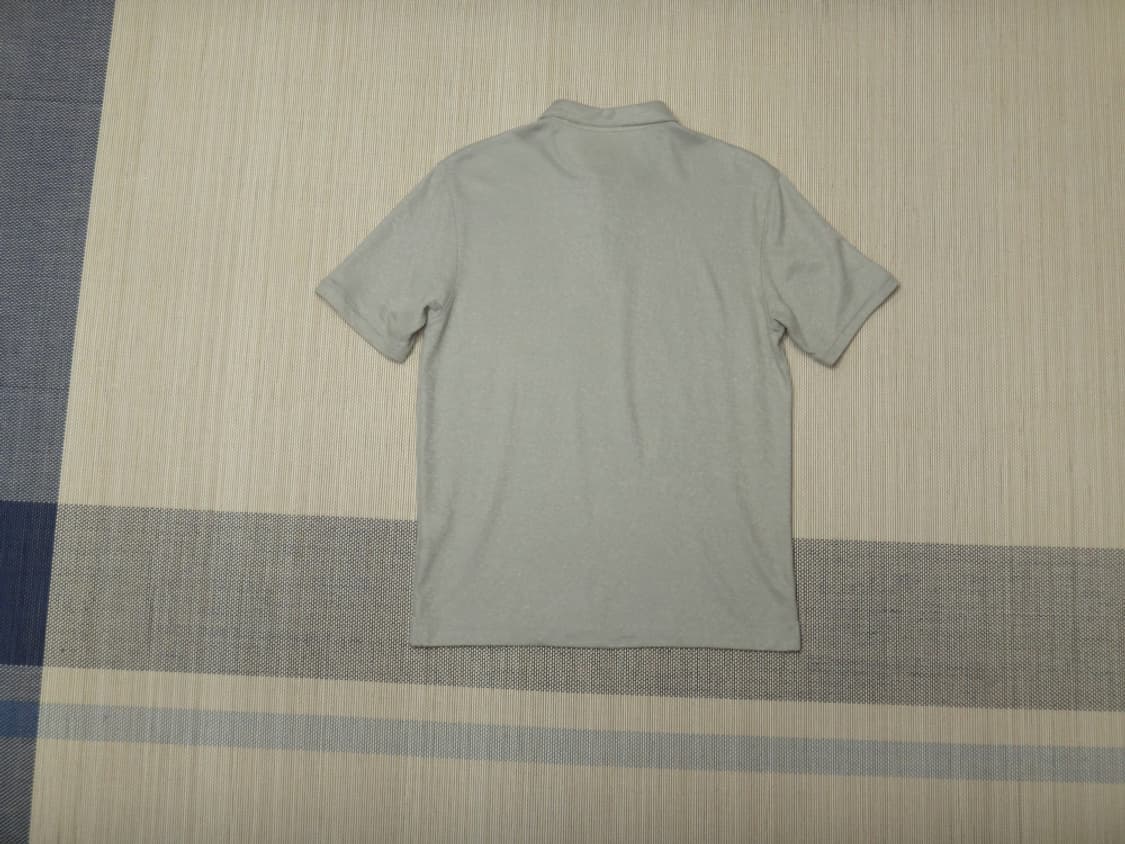 (XL) 헨리코튼 린넨혼방 카라 반팔 여름 티셔츠 상품이미지2