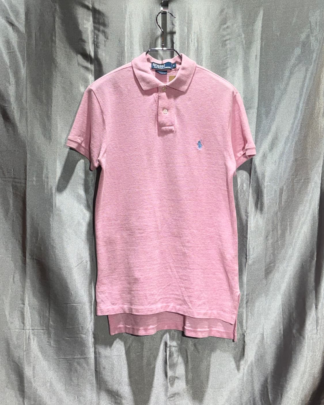 S 폴로랄프로렌 커스텀핏 라이트핑크 카라 반팔 . 상품이미지2