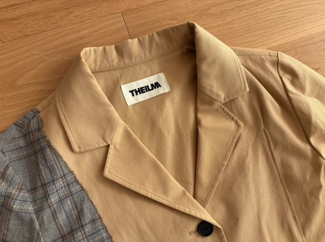 THEILMA 더일마 비대칭 배색 자켓 상품이미지2