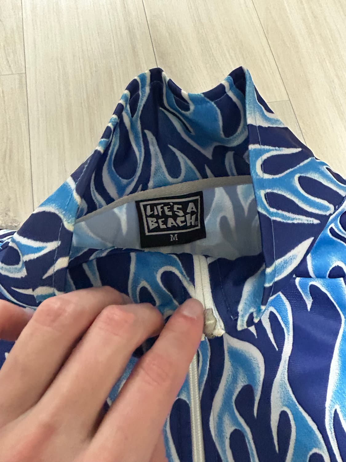 life's a beach 라이프 어 비치 져지 자켓 플레임 불꽃 상품이미지4