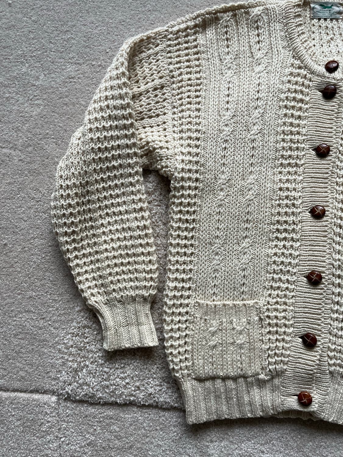 블레이니 울른 밀스 아일리시 케이블 니트 가디건 (103-105) 상품이미지5