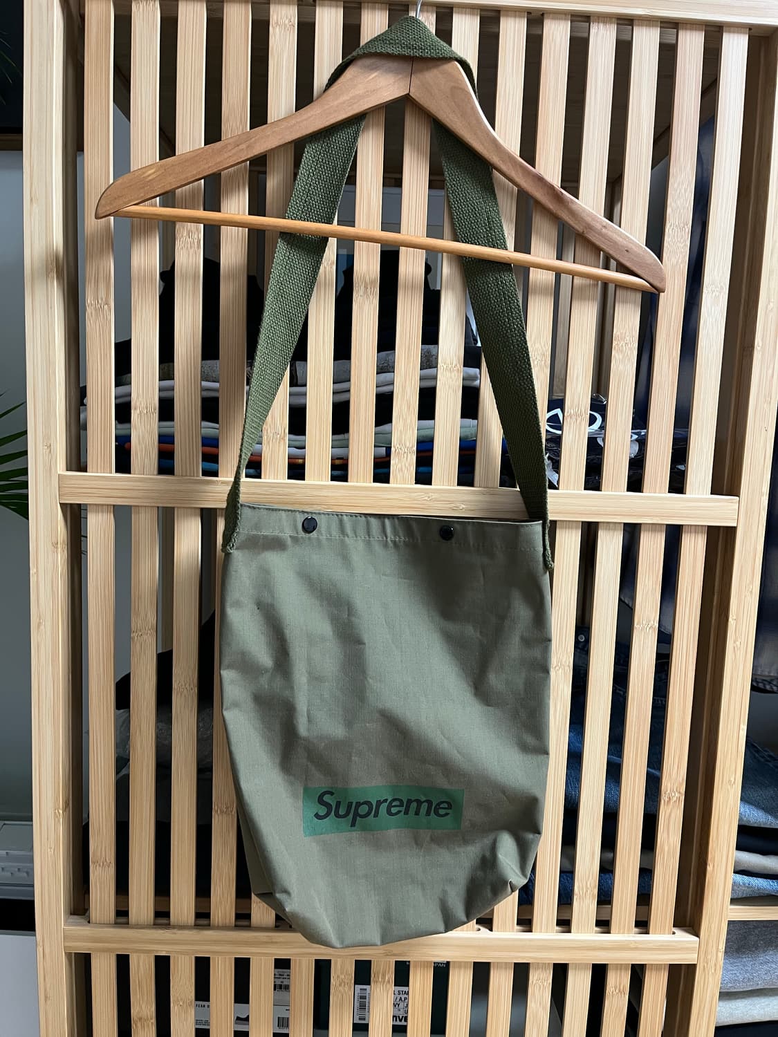 슈프림 박스로고 밀리터리 숄더백 상품이미지2