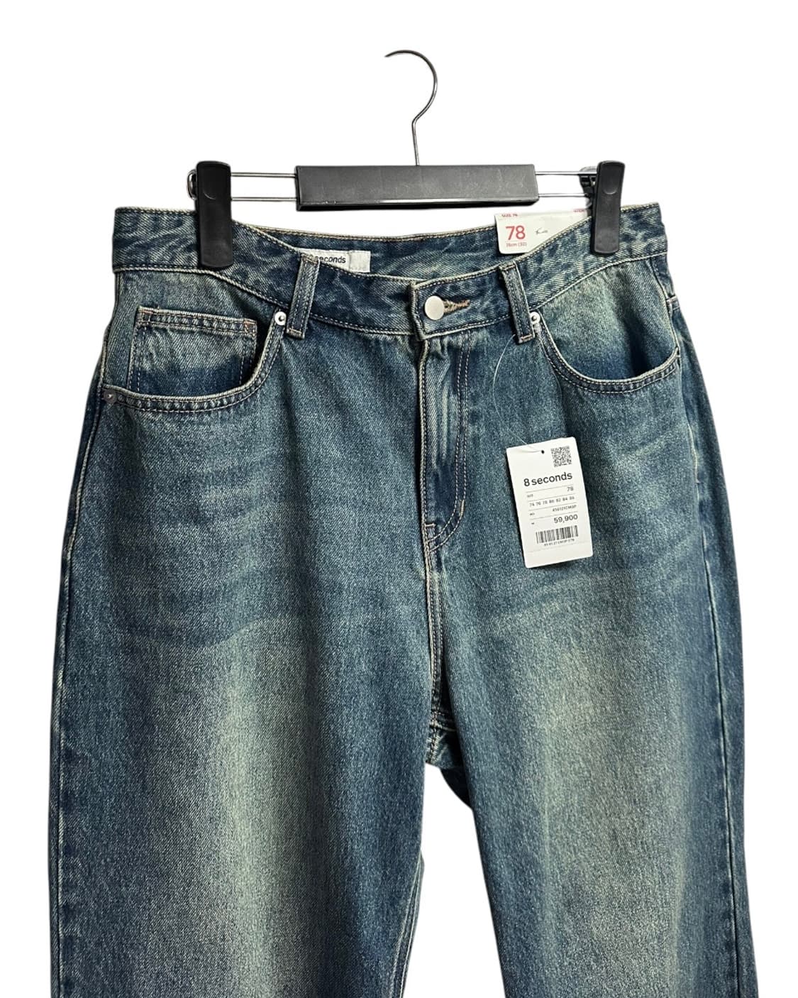 (새상품) 에잇세컨즈 에센셜 와이드핏 데님팬츠 78size 상품이미지2